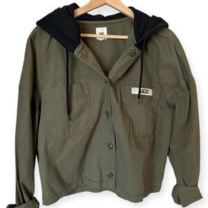 Vans Hooded Canvas Utility Jacket Bomber XL